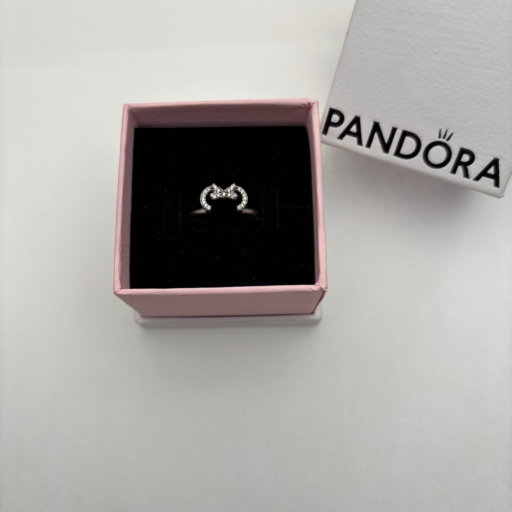 Pandora Disney Minnie Mouse Ears Ring Size 8.5